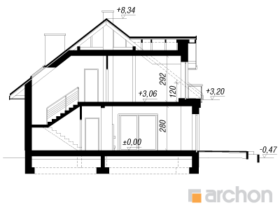 Maja kookostes (N) lõige