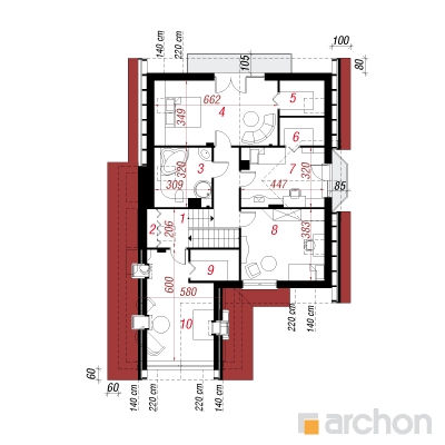  Maja kookostes 2 2. korruse plaan