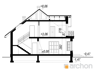 Maja kookostes lõige