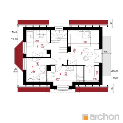  Maja koriandrites 2 2. korruse plaan