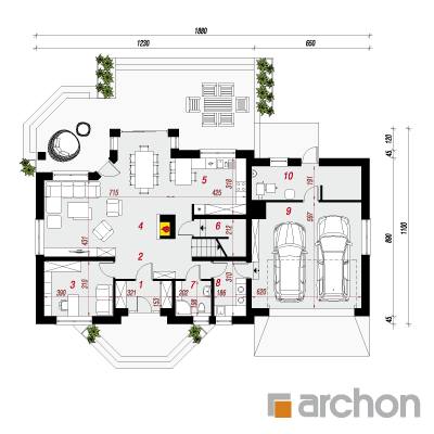  Maja veigelates (G2) 1. korruse plaan