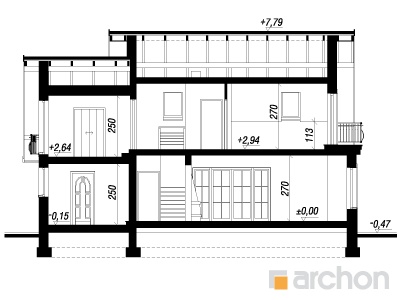 Maja lantaanides 2 lõige
