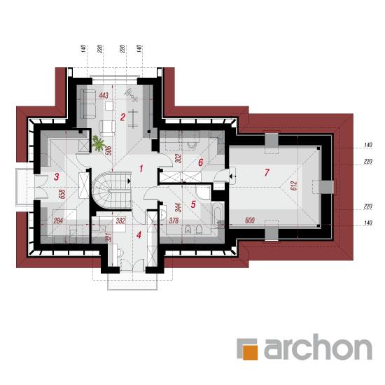  Maja lavendlites 3 (G2) 2. korruse plaan