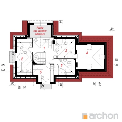  Maja lavendlites-G2 2. korruse plaan