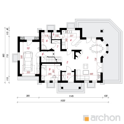  Maja levkoides 2 (P) 1. korruse plaan