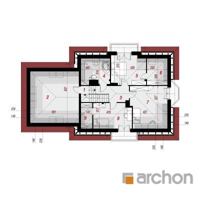 Maja levkoides (G2) 2. korruse plaan