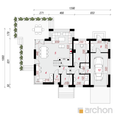  Maja litseade all  2 1. korruse plaan