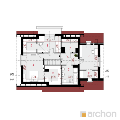  Maja litseade all  2 2. korruse plaan