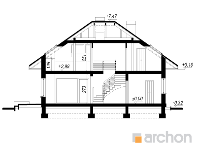 Maja sirelites (GPD) lõige