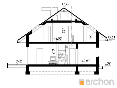 Maja sirelites (PD) lõige