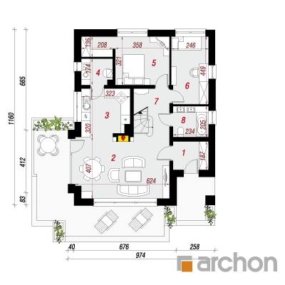  Maja sirelites 3 1. korruse plaan