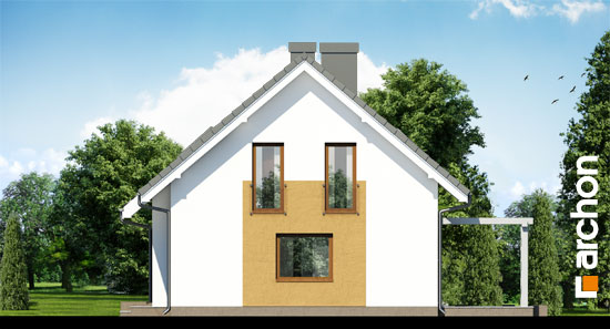 Maja laimkinkanipuudes vaade