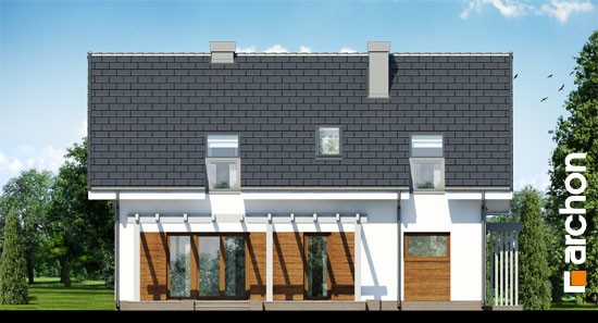 Maja laimkinkanipuudes vaade