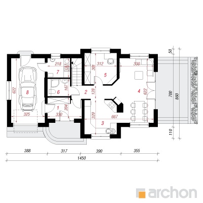  Maja lobeeliates 2 1. korruse plaan