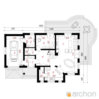  Maja lobeeliates 3 1. korruse plaan