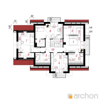  Maja lobeeliates 4 2. korruse plaan