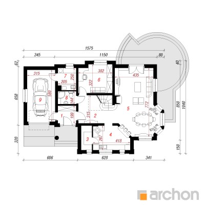  Maja lobeeliates 1. korruse plaan