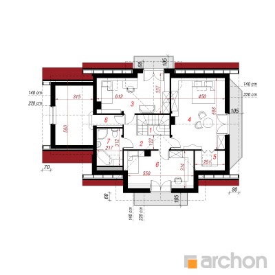  Maja lobeeliates 2. korruse plaan