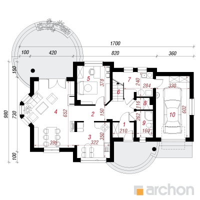  Maja leesputkes 4 1. korruse plaan