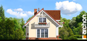 Maja lupiinides vaade