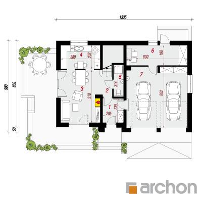  Maja lutsernides 4 (G2) 1. korruse plaan