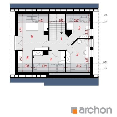  Maja lutsernides 4 2. korruse plaan