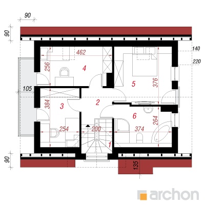  Maja lagritsapõõsas 4 2. korruse plaan
