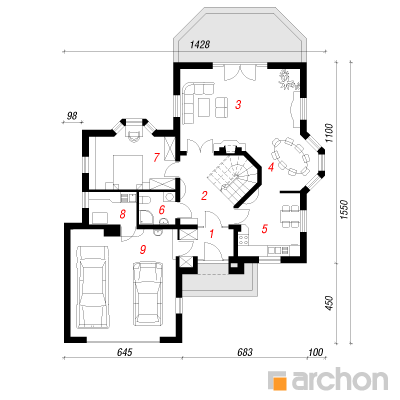  Maja liivateedes 1. korruse plaan