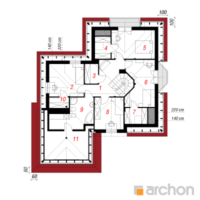  Maja liivateedes 2. korruse plaan