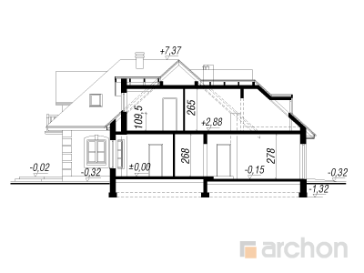 Maja liivateedes lõige