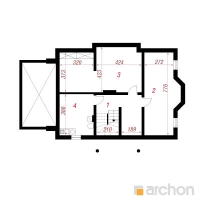  Maja magnooliates 2 (P) 0. korruse plaan