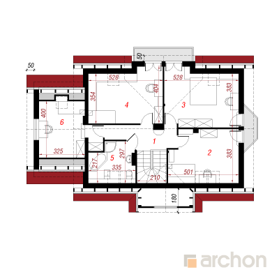  Maja magnooliates 2 2. korruse plaan