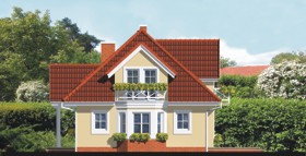 Maja magnooliates vaade