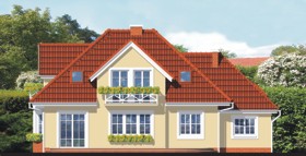 Maja magnooliates vaade