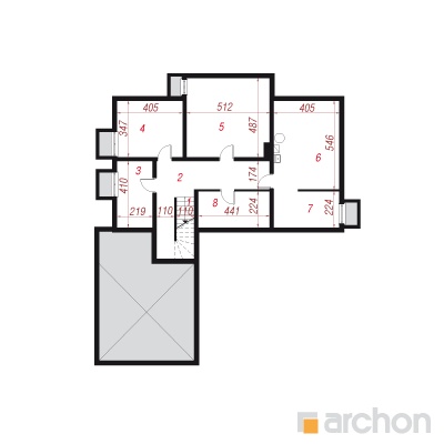  Maja mahagonipuudes 2 (P) 0. korruse plaan