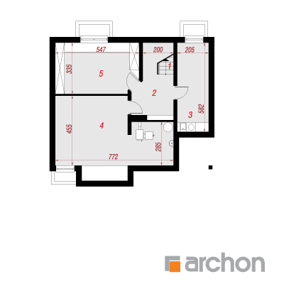  Maja mandariinides (P) 0. korruse plaan