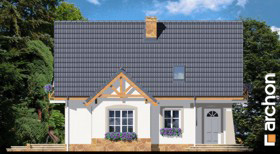 Maja mandariinipuudes vaade