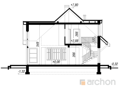 Maja melissides lõige