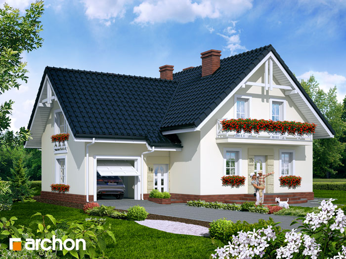 Maja mägiastrites eestvaade