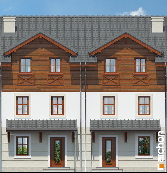 Maja mandlites vaade