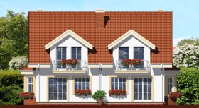 Maja hõlmikpuudes 2 vaade