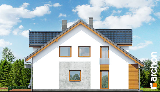 Maja hõlmikpuudes (GB) vaade