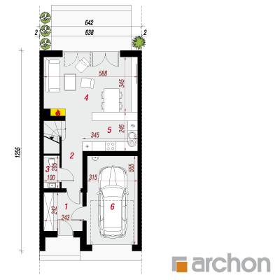  Maja hõlmikpuudes 7 (GS) 1. korruse plaan