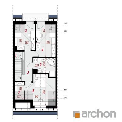  Maja hõlmikpuudes 7 (GS) 2. korruse plaan