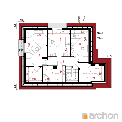  Maja mimoosides 2. korruse plaan