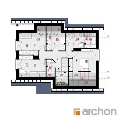  Maja meepõõsalistes 3 2. korruse plaan