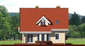 Maja kopsurohus vaade