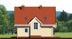 Maja kopsurohus vaade