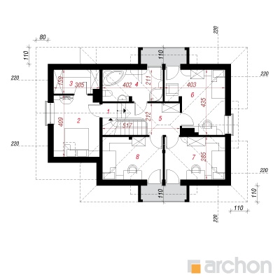  Maja mürtides 4 2. korruse plaan