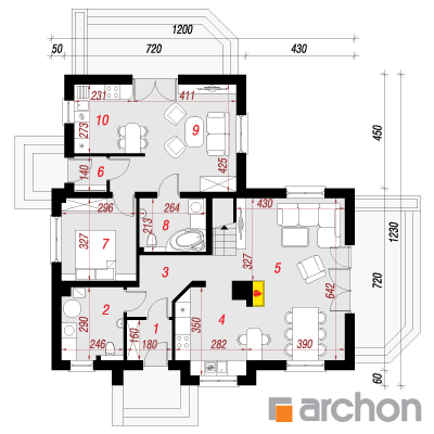  Maja harilikes võililledes 2 1. korruse plaan